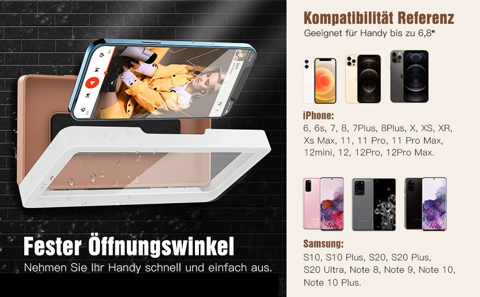 Shower Case Smartphone Dusch Halterung