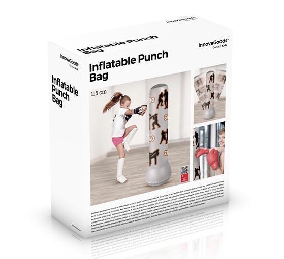 Aufblasbarer Boxsack für Kinder mit Ständer