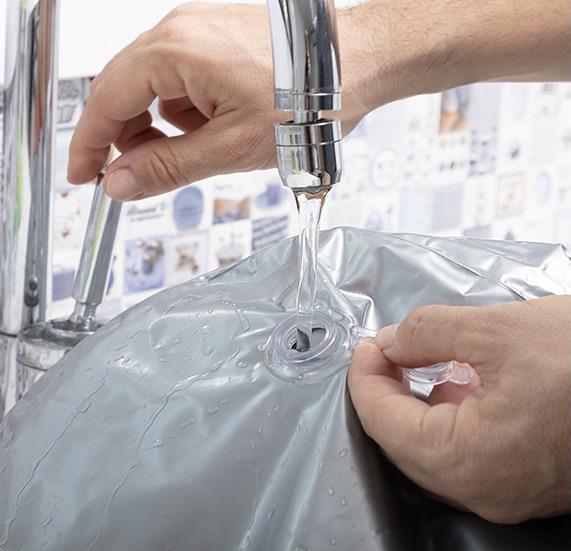 Aufblasbarer Boxsack für Kinder mit Ständer